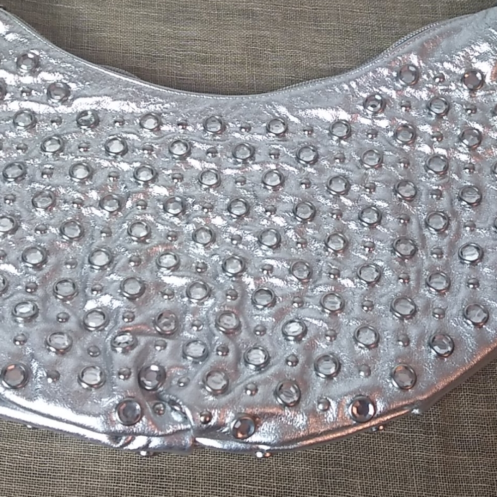 Silver Rhinestone Bag - Picture 4 of 6